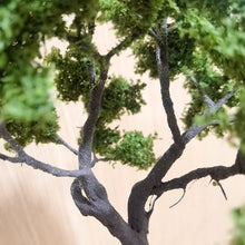 Load image into Gallery viewer, Miniature Green Oak Wire Tree Model 10–25cm for Diorama Railway Layout Craft Supply