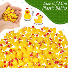 Load image into Gallery viewer, 20/50/100 pcs Miniature Christmas Duck Animal Figure Models Dollhouse Landscape Fairy Garden Accessories Terrarium Diorama Craft Supplies