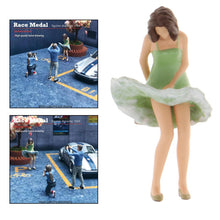 Load image into Gallery viewer, Miniature Photoshoot Sexy Lady Woman Man People Figure 1:64 Model Sand Table Scenery Building Street Landscape Accessories Diorama Supplies