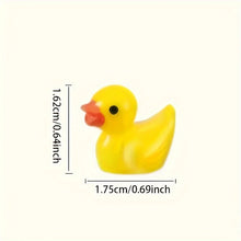 Load image into Gallery viewer, 50pcs Colorful Miniature Duck Figurines, Mini Resin Ducks, Craft Supplies, Dollhouse, Fairy Garden Accessories