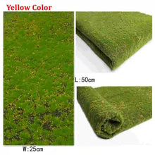 Load image into Gallery viewer, 25x50cm Miniature Grass Lawn Turf Mat Model Train Railway Layout Accessories DIY Landscape Dollhouse Terrarium Diorama Craft Supplies
