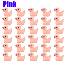 Load image into Gallery viewer, 50 pcs Miniature Cute Little Duck Animal Figure Models Dollhouse Landscape Fairy Garden Accessories Terrarium Diorama Craft Supplies