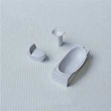 Load image into Gallery viewer, 1 Set of Miniature Bathroom Furniture Model, 1:25/30/50 Scale Bathtub Toilet Basin for Dioramas, Interior Design, Architectural DIY Crafts