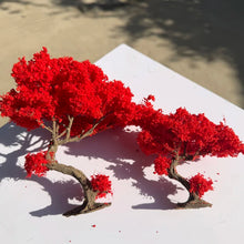Load image into Gallery viewer, Miniature Red Maple Bonsai Wire Tree Model 10/15cm for Diorama, Dollhouse, Architecture Scene & Craft Supplies