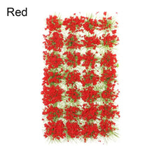 Load image into Gallery viewer, 28pcs/box Miniature Wild Flower Cluster Grass Tufts Models Sand Table Dollhouse Fairy Garden Landscape Terrarium Diorama Craft Supplies