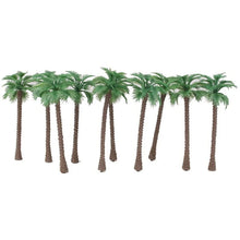 Load image into Gallery viewer, 200 pcs Miniature Coconut Palm Tree Models DIY Sand Table Train Railway Scenery Fairy Garden Landscape Terrarium Diorama Craft Supplies