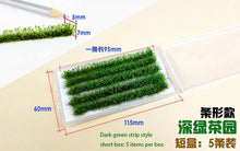 Load image into Gallery viewer, Miniature Tea Field Grass Nest Bush Plant Model Sand Table Dollhouse Fairy Garden Landscape Terrarium Diorama Craft Supplies