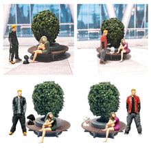 Load image into Gallery viewer, Miniature Street Garden Park Man Woman People Figure Set 1:64 Model Sand Table Scenery Building Landscape Accessories Toys Diorama Supplies