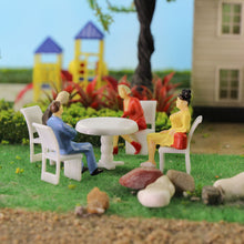 Load image into Gallery viewer, 25 pcs Miniature Sitting Seated People Passenger 1:43 Figures O Scale Models Train Railway Scene Accessories Diorama Supplies