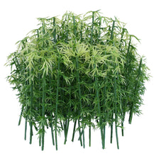 Load image into Gallery viewer, 100pcs Model Bamboo Trees, Miniature Scenery Plants for Diorama, Train Layout, Fairy Garden Supplies