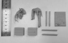 Load image into Gallery viewer, Cowgirl Resin Figure – Unpainted 1/24 Scale Model Kit – DIY Craft Supply