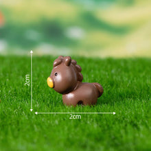 Load image into Gallery viewer, 17pcs Mini Animal Figurines Set, Cute Zoo Miniatures, Fairy Garden Accessories, Terrarium, Dollhouse, Plant Pot, DIY Craft Decoration