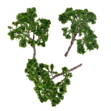Load image into Gallery viewer, 5 pcs 10cm Miniature Dark Green Iron Wire Tree Models Train Railway Accessories Fairy Garden Landscape Terrarium Diorama Craft Supplies