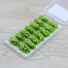 Load image into Gallery viewer, 14 pcs Self-Adhesive Miniature Flower Grass Tufts Models Railway Accessories Forest Fairy Garden Landscape Terrarium Diorama Craft Supplies