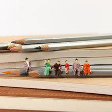 Load image into Gallery viewer, 60 pcs Miniature All Seated Passenger Train Sitting People Figures 1:87 Ho Scale Models Toys Layout Scene Accessories Diorama Supplies