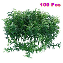Load image into Gallery viewer, 100 pcs 6cm/8cm/10cm Miniature Bamboo Tree Models Train Railway Accessories Forest Fairy Garden Landscape Terrarium Diorama Craft Supplies
