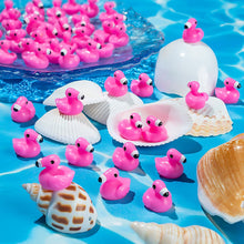 Load image into Gallery viewer, 100 pcs Miniature Flamingo Duck Figure Model DIY Scenery Dollhouse Landscape Fairy Garden Accessories Terrarium Diorama Craft Supplies