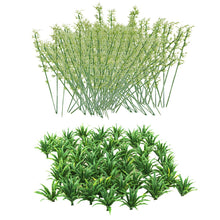Load image into Gallery viewer, 150 pcs Miniature Bamboo Trees Sword Grass 1:75 Models Railway Accessories Forest Fairy Garden Landscape Terrarium Diorama Craft Supplies