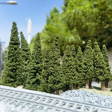 Load image into Gallery viewer, 18/23/30cm Miniature Spruce Tree Pine Model DIY Sand Table Train Railway Scenery Fairy Garden Landscape Terrarium Diorama Craft Supplies