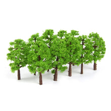 Load image into Gallery viewer, 30 pcs 3.5cm Mixed Miniature Tree Models Train Railway Accessories Forest Fairy Garden Landscape Terrarium Diorama Craft Supplies