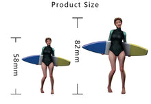 Load image into Gallery viewer, Cute Surfer Girl Unpainted Resin Figure 1/35 1/24 Scale Unassembled Model