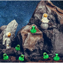 Load image into Gallery viewer, 50pcs Mini Alien Duck Miniature Resin Figures for DIY Crafts, Fairy Garden, Aquarium, Dollhouse, Jewelry Making, Cake Decor, Bonsai Ornament