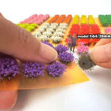 Load image into Gallery viewer, 15 pcs Miniature Flower Cluster Grass Models DIY Sand Table Dollhouse Accessories Fairy Garden Landscape Terrarium Diorama Craft Supplies