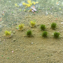 Load image into Gallery viewer, 70 pcs Miniature Cluster Grass Tufts Models Train Railway Accessories DIY Scenery Landscape Dollhouse Terrarium Diorama Craft Supplies