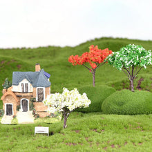Load image into Gallery viewer, 4 pcs Multiple Style Miniature Tree Models Train Railway Accessories Forest Fairy Garden Landscape Terrarium Diorama Craft Supplies