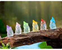 Load image into Gallery viewer, 50/100pcs Luminous Mini Gnomes, Glow in the Dark Fairy Garden Figurines, Micro Landscape, Terrarium, Pot, Home, and DIY Décor Accessories