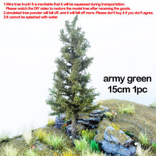 Load image into Gallery viewer, Miniature Pine Tree Model Wire Trunk 10-28cm for Diorama, Railway Scenery, Landscape Layout