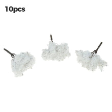 Load image into Gallery viewer, 10 pcs 6.5cm Miniature White Flowering Wire Tree Model Railway Layout Accessories DIY Landscape Dollhouse Terrarium Diorama Craft Supplies