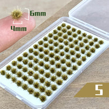 Load image into Gallery viewer, 104 pcs Miniature Cluster Grass Tufts Models Sand Table Dollhouse Fairy Garden Landscape Terrarium Diorama Craft Supplies