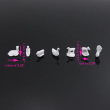 Load image into Gallery viewer, 35 pcs Miniature Garden Statue Sculpture 1:160 N Scale Unpainted Model Dollhouse Accessories Terrarium Diorama Craft Supplies