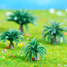Load image into Gallery viewer, 20 pcs Mixed Miniature Dwarf Coconut Palm Trees Model Train Railway Accessories DIY Scenery Landscape Terrarium Diorama Craft Supplies