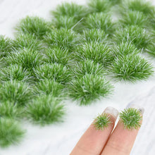Load image into Gallery viewer, 35 pcs Miniature Grass Tuft Bush Cluster Models Train Railway Layout Accessories DIY Landscape Dollhouse Terrarium Diorama Craft Supplies