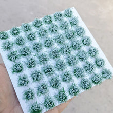 Load image into Gallery viewer, 49 pcs Miniature Flower Cluster Grass Tufts Models Sand Table Dollhouse Fairy Garden Landscape Terrarium Diorama Craft Supplies