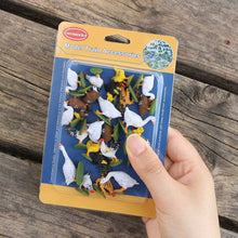 Load image into Gallery viewer, 15 pcs Miniature Chicken Chick Hen Duck Goose Farm Animal 1:43 Figure O Scale Models Garden Scenery Layout Accessories Diorama Supplies