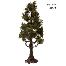 Load image into Gallery viewer, 12/15cm Miniature Four Seasons Pine Tree Model HO N Scale Metasequoia for Train Railway Diorama Landscape Dollhouse Terrarium Craft Supply