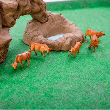 Load image into Gallery viewer, 6 pcs Miniature Cattle Cow Farm Animal Figure Painted Unpainted Model Garden Landscape Scenery Layout Accessories Diorama Supplies