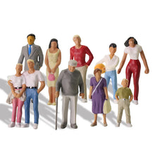 Load image into Gallery viewer, Miniature People Figures O Scale 1:43 Standing Passengers for Train Layouts, Dioramas & Model Scenes (20pcs)