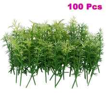 Load image into Gallery viewer, 100 pcs 6cm/8cm/10cm Miniature Bamboo Tree Models Train Railway Accessories Forest Fairy Garden Landscape Terrarium Diorama Craft Supplies