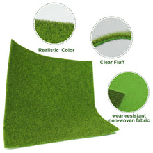 Load image into Gallery viewer, 20cm Miniature Square Grass Lawn Mat Model 3/5/8mm Thick Railway Layout Accessories DIY Landscape Dollhouse Terrarium Diorama Craft Supplies