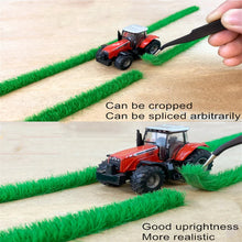 Load image into Gallery viewer, 4 pcs 9mm Miniature Grass Strip Bush Plant Model Sand Table Dollhouse Fairy Garden Landscape Terrarium Diorama Craft Supplies
