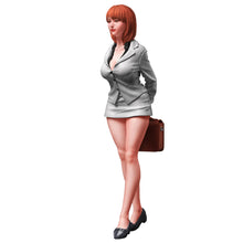 Load image into Gallery viewer, Office Lady Resin Figure – Unpainted Model Kit 1/35 1/24 1/12 Scale – DIY Craft Supply