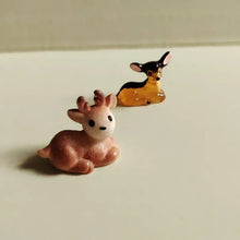 Load image into Gallery viewer, 10pcs Mini Deer Figurines for Fairy Garden, Terrarium, Dollhouse, Bonsai, DIY Crafts, Moss Landscape, Miniature Animal Model, Decor Supplies