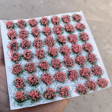 Load image into Gallery viewer, 49 pcs Miniature Flower Cluster Grass Tufts Models Sand Table Dollhouse Fairy Garden Landscape Terrarium Diorama Craft Supplies
