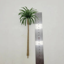 Load image into Gallery viewer, Miniature Coconut Palm Trees 8-16cm for Dioramas, Model Railways and Beach Scenery