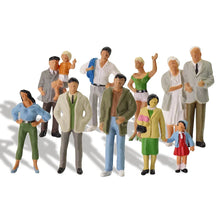 Load image into Gallery viewer, Miniature People Figures O Scale 1:43 Standing Passengers for Train Layouts, Dioramas & Model Scenes (20pcs)