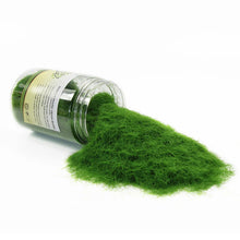 Load image into Gallery viewer, 35g Static Grass Flock Nylon Fibres 5/8/12mm for Model Railways, Dioramas, Miniature Scenery